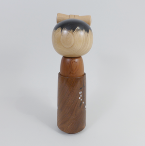 Hand painted Kokeshi dolls by Lisa and Jacob Hodsdon at the Center for Art in Wood 