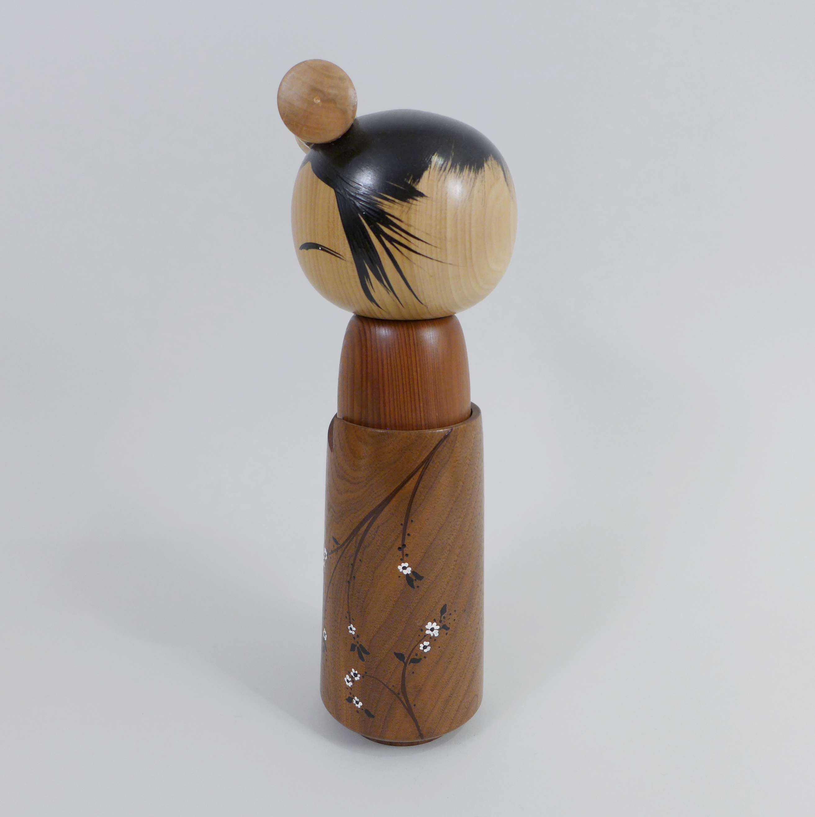 Hand painted Kokeshi dolls by Lisa and Jacob Hodsdon at the Center for Art in Wood 