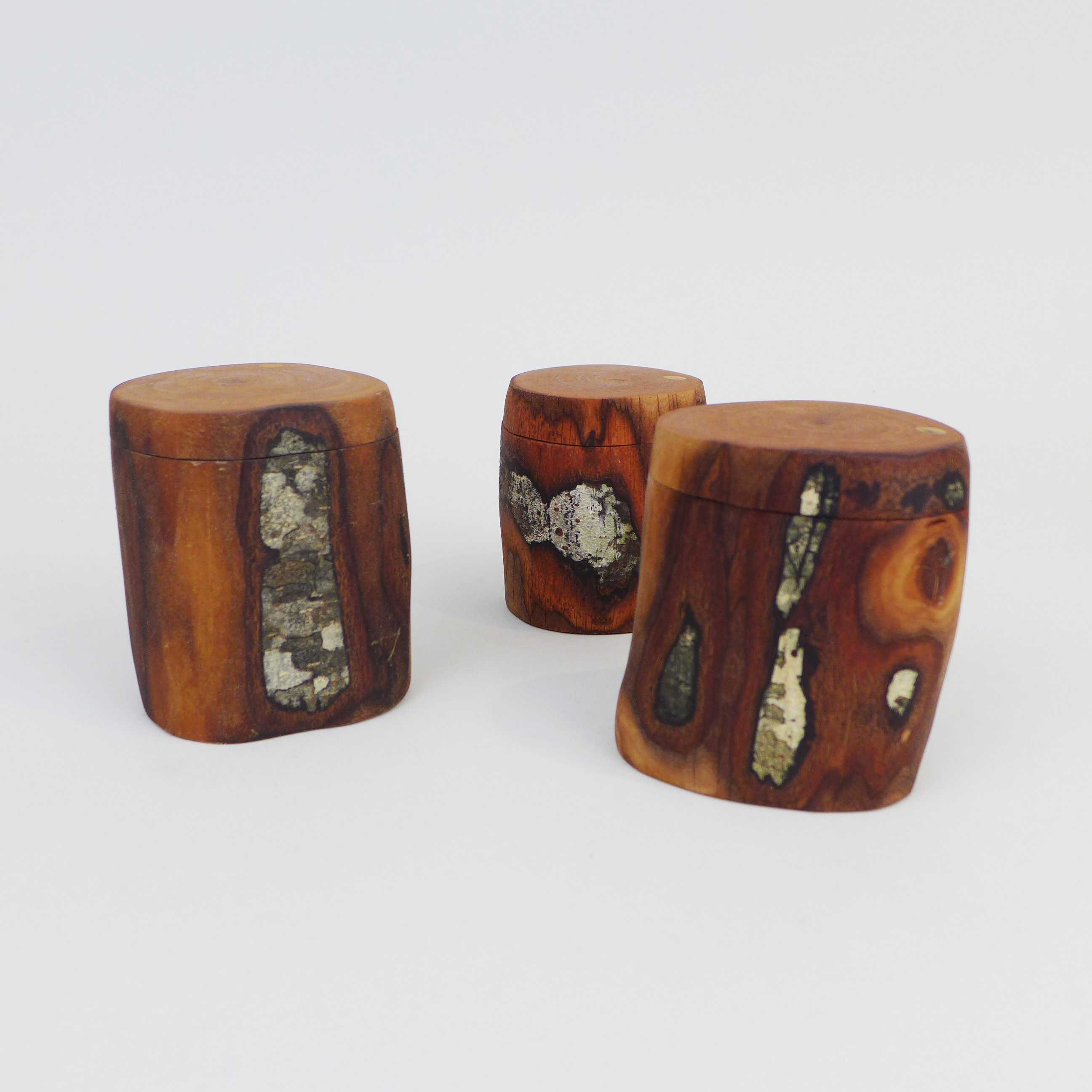 Lidded box is handcrafted of Oregon Alder by Out of the Woods at the Center for the Art in Wood