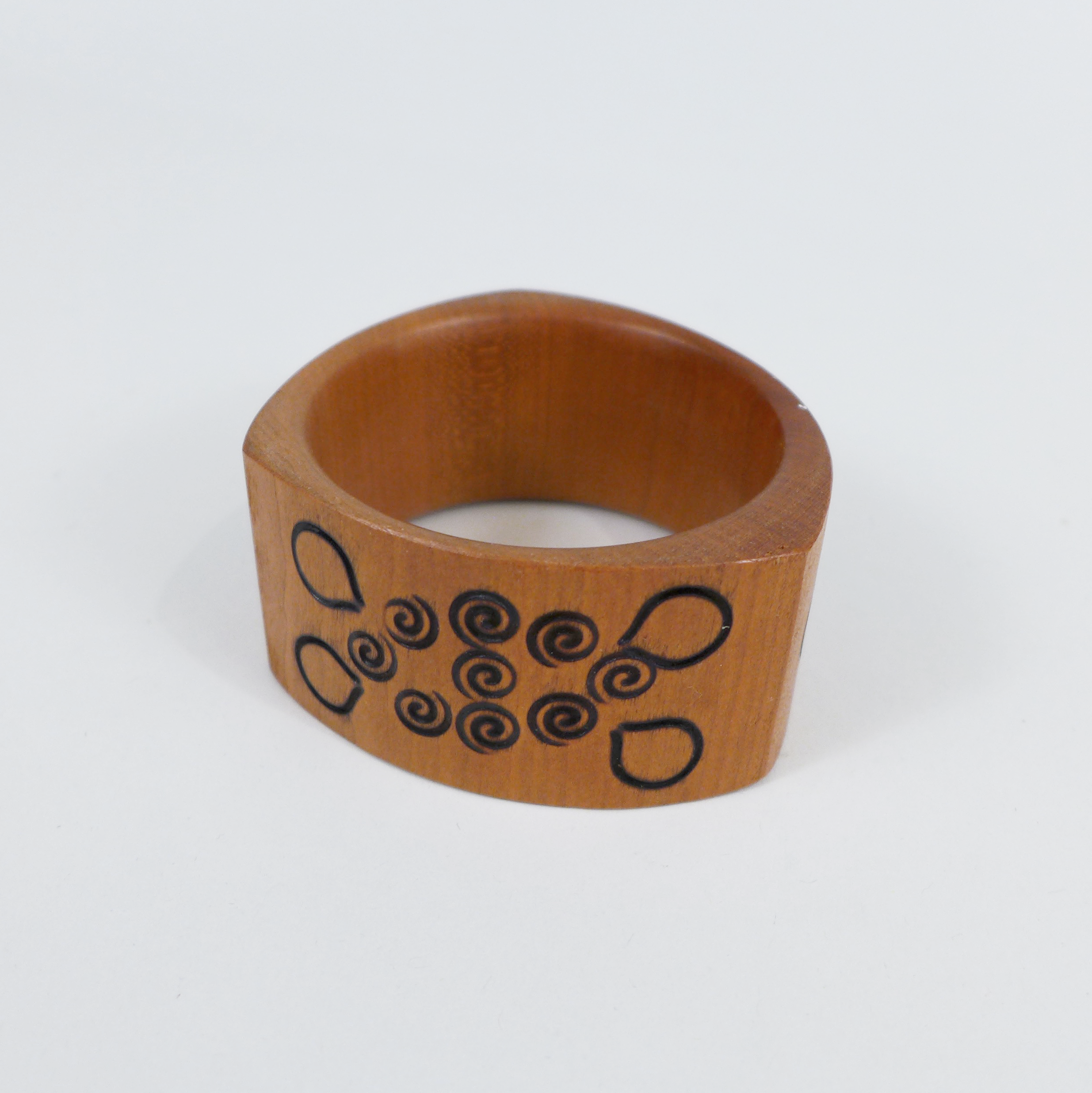 Wood Bangle Bracelet, one of a kind, hand-turned wood jewelry by Philip Hauser at the Center for Art in Wood