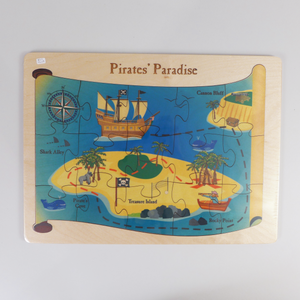 Pirate's Paradise Framed Puzzle